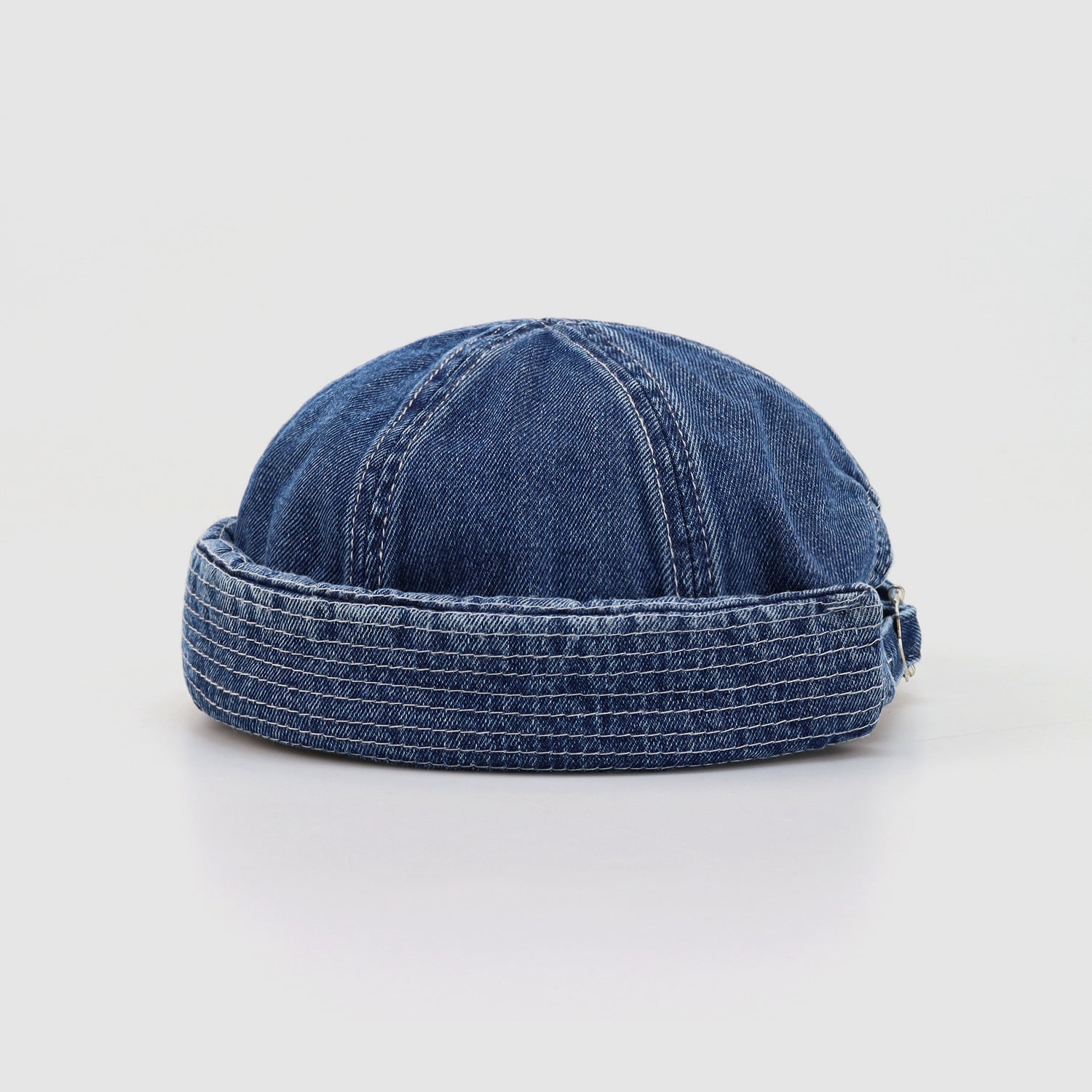 Washed Denim Curling Docker