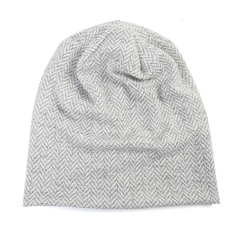 Spring and Autumn Hollow Breathable Sleeve Cap Solid Color Toque Sun-Proof and Breathable
