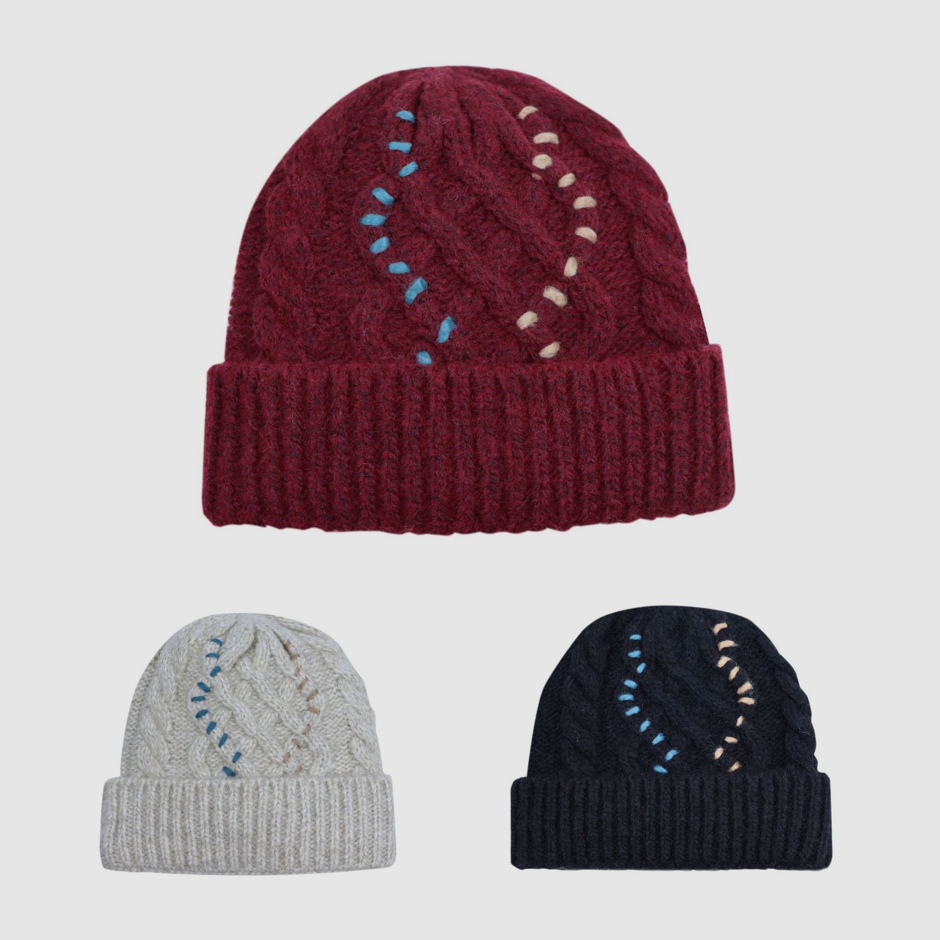 Wool blend beanie
