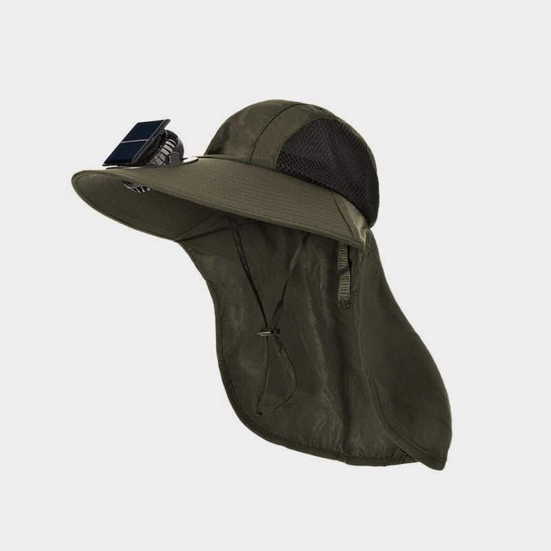 Fan Hat Men Summer Outdoor Sun Protection Fishing Hat Fisherman Hat