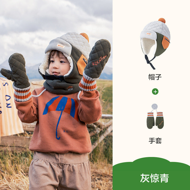 Children's Ear Protection Hat Lightweight and Warm