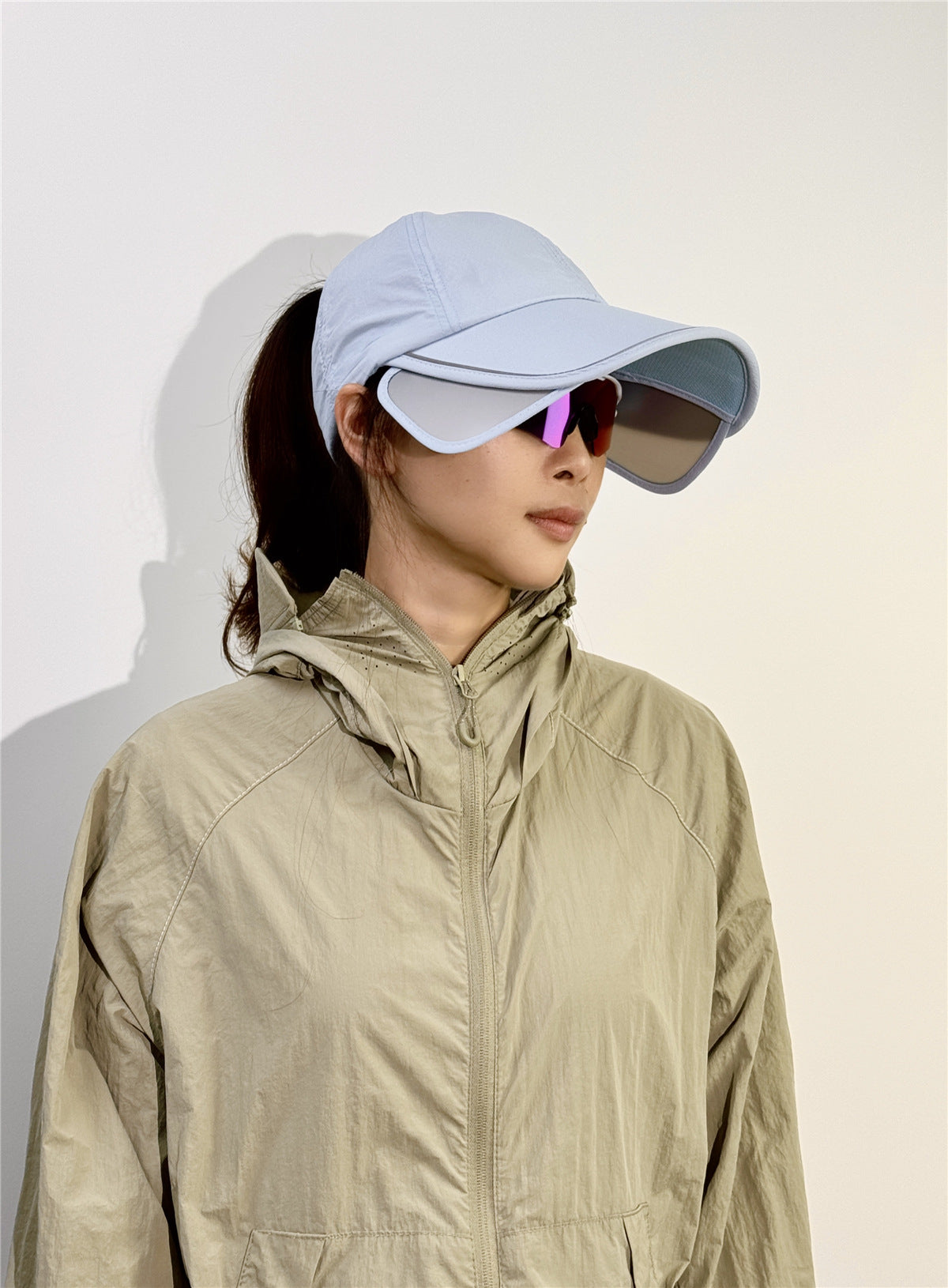 Outdoor Quick-Drying Cap Dual-Wear Topless Hat