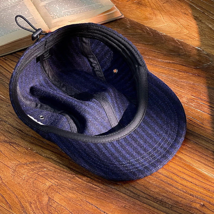 Vintage Workwear Wool Fleece 5 panel Cap
