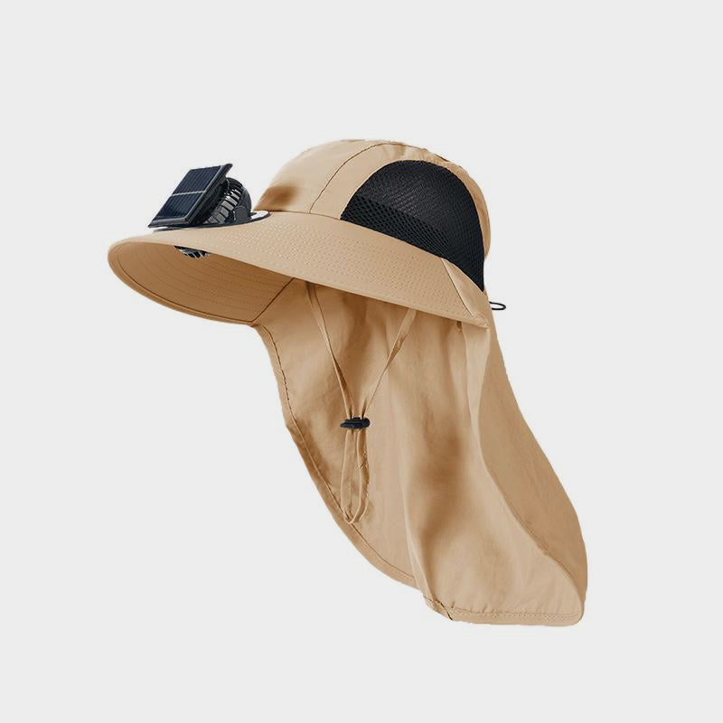 Fan Hat Men Summer Outdoor Sun Protection Fishing Hat Fisherman Hat