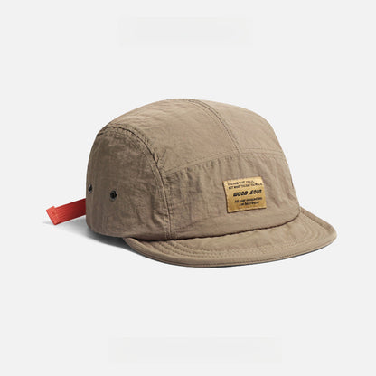 Japanese Style Quick-Drying Breathable Short Brim 5 panel Cap