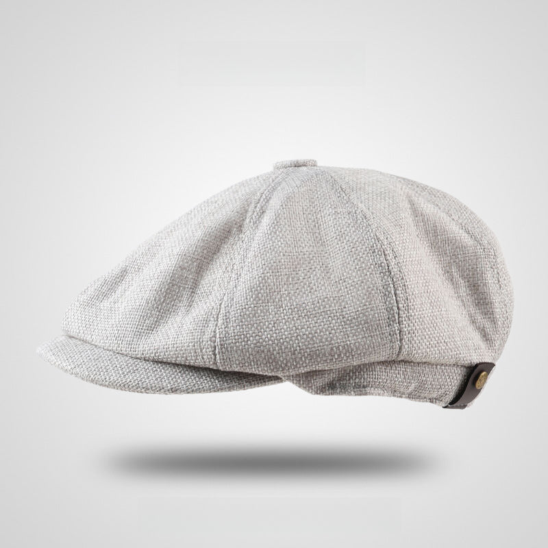 Berretto con visiera traspirante sottile da uomo per esterni