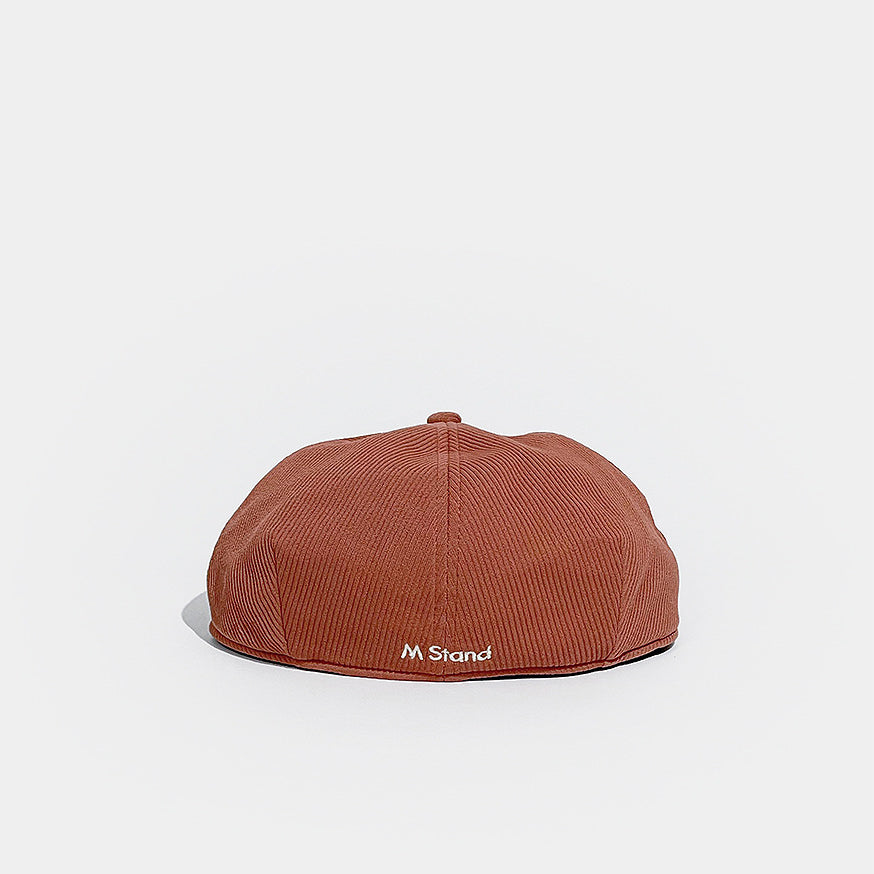 Corduroy Solid Color Flat Cap