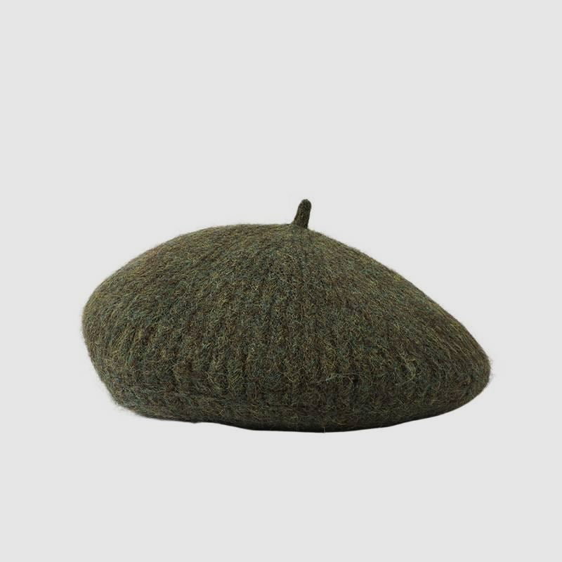Wool Blend Minimalist Versatile Retro Beret