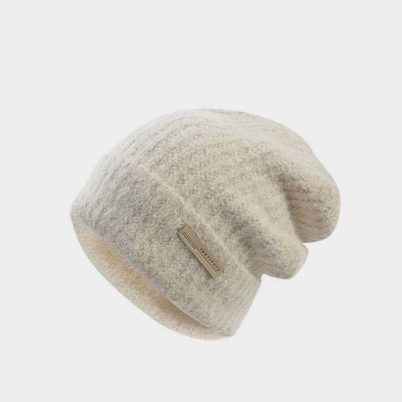 Wool Blend Stretchy Wool Hat Cold Hat