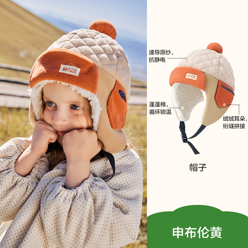 Children's Ear Protection Hat Lightweight and Warm