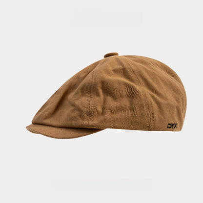 Pure Cotton Front and Back Can Wear Flat Cap