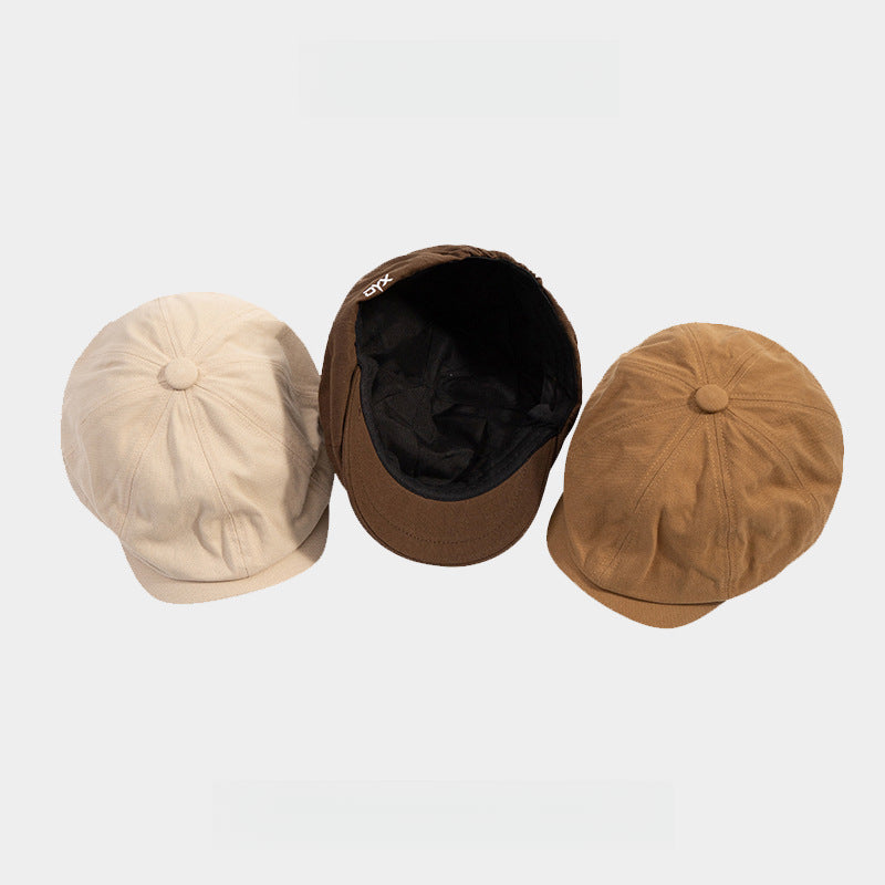 Pure Cotton Front and Back Can Wear Flat Cap