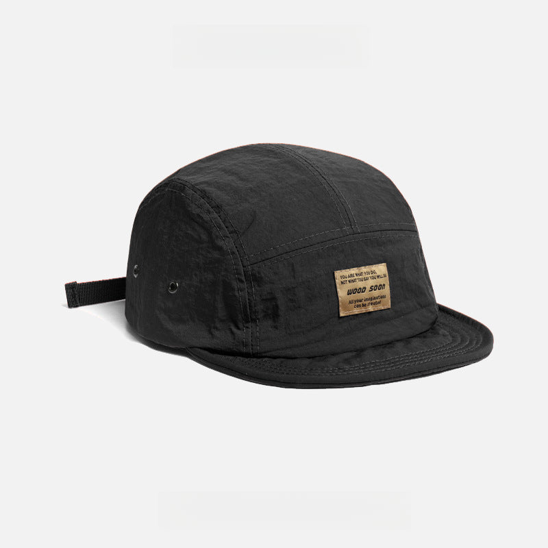 Japanese Style Quick-Drying Breathable Short Brim 5 panel Cap