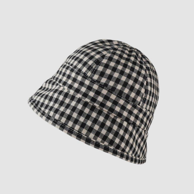 Plaid Dual-Wear Bow Bucket