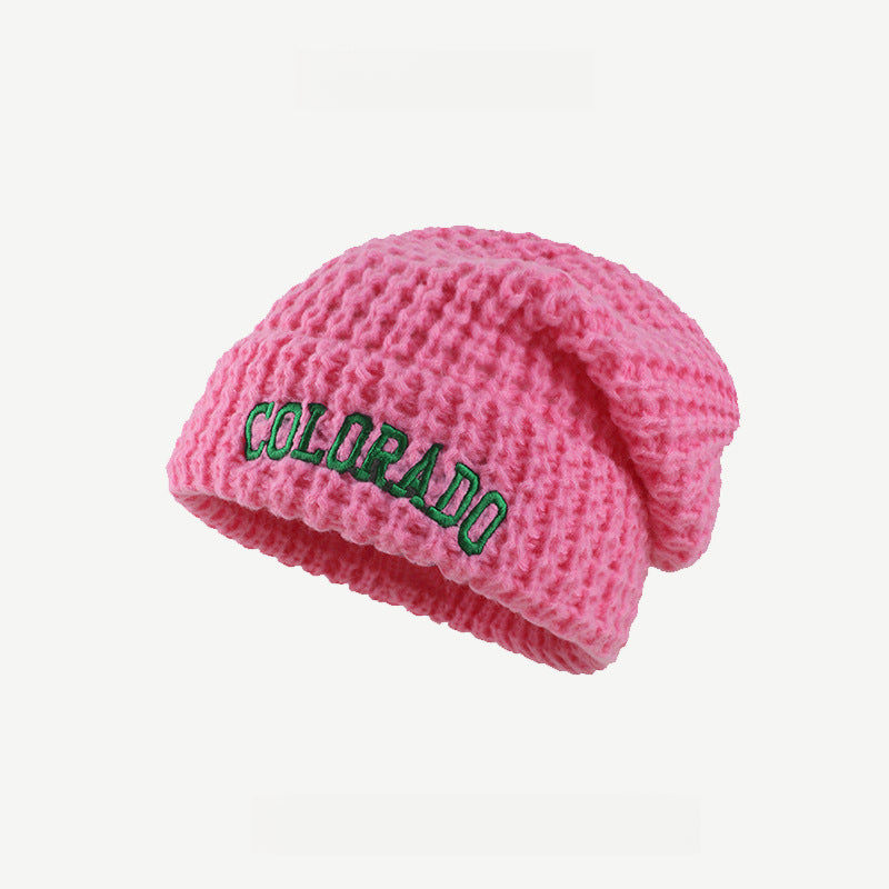 Loose Large Design Letters Beanie