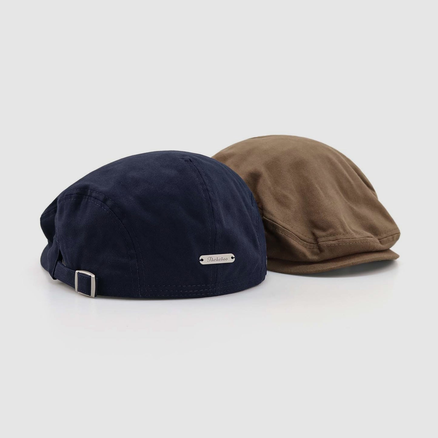 Reversible Drawstring Design Button Flat Cap