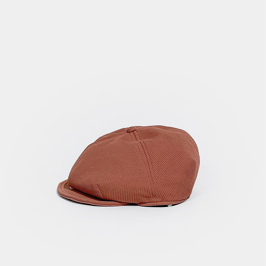 Corduroy Solid Color Flat Cap