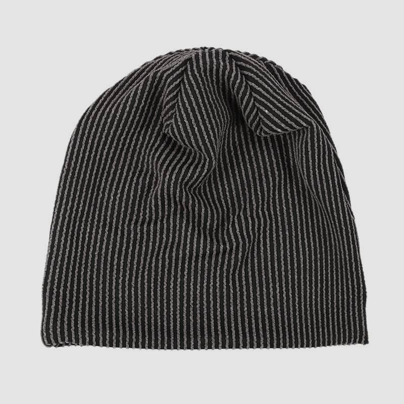 Men's Hat Large Head Circumference Beanie Unisex Loose Knitted Hat