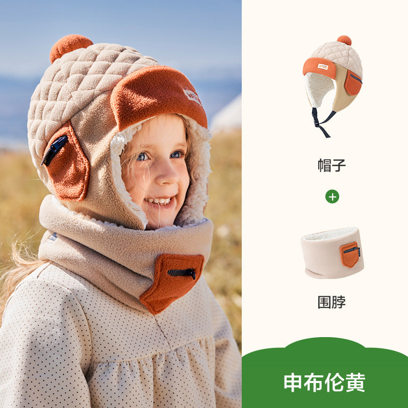Children's Ear Protection Hat Lightweight and Warm