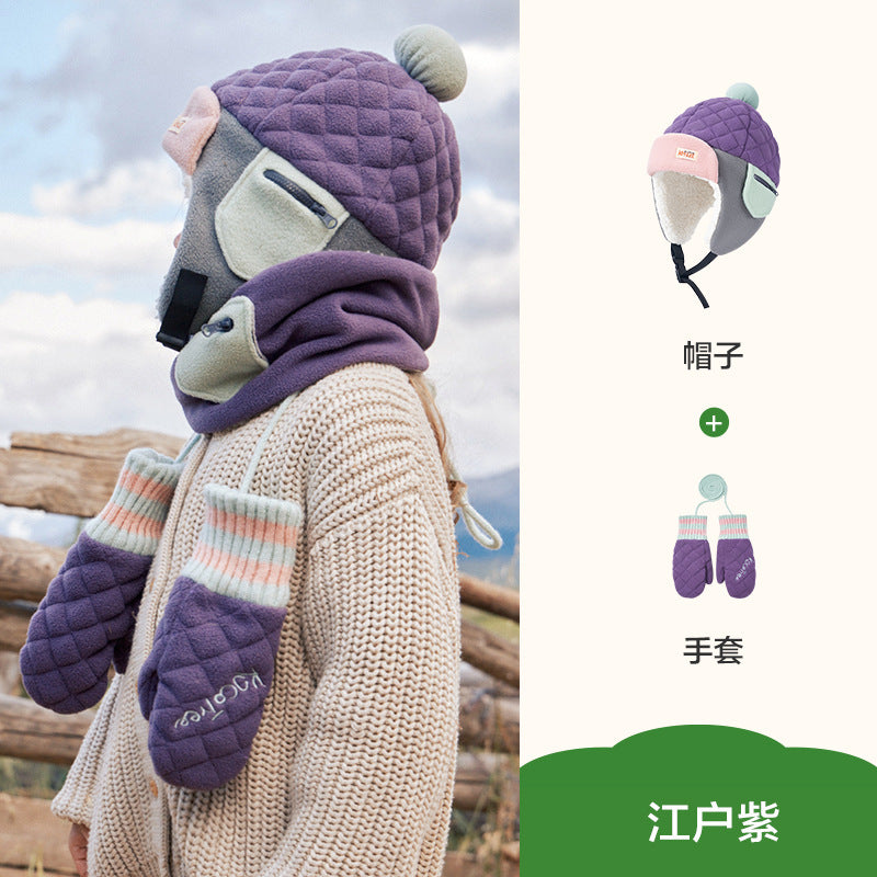 Children's Ear Protection Hat Lightweight and Warm