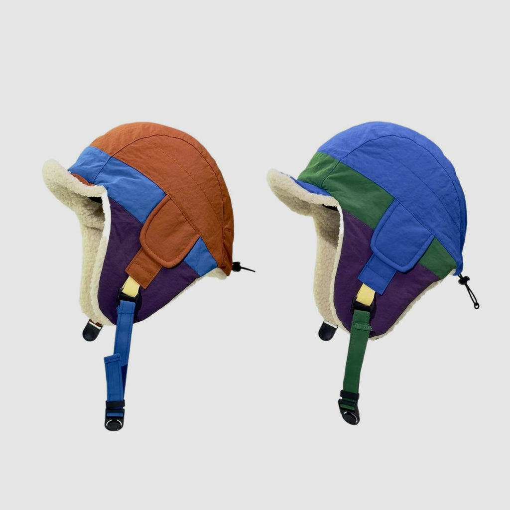 Warm outdoor cycling windproof and cold-proof parent-child ear protection hat