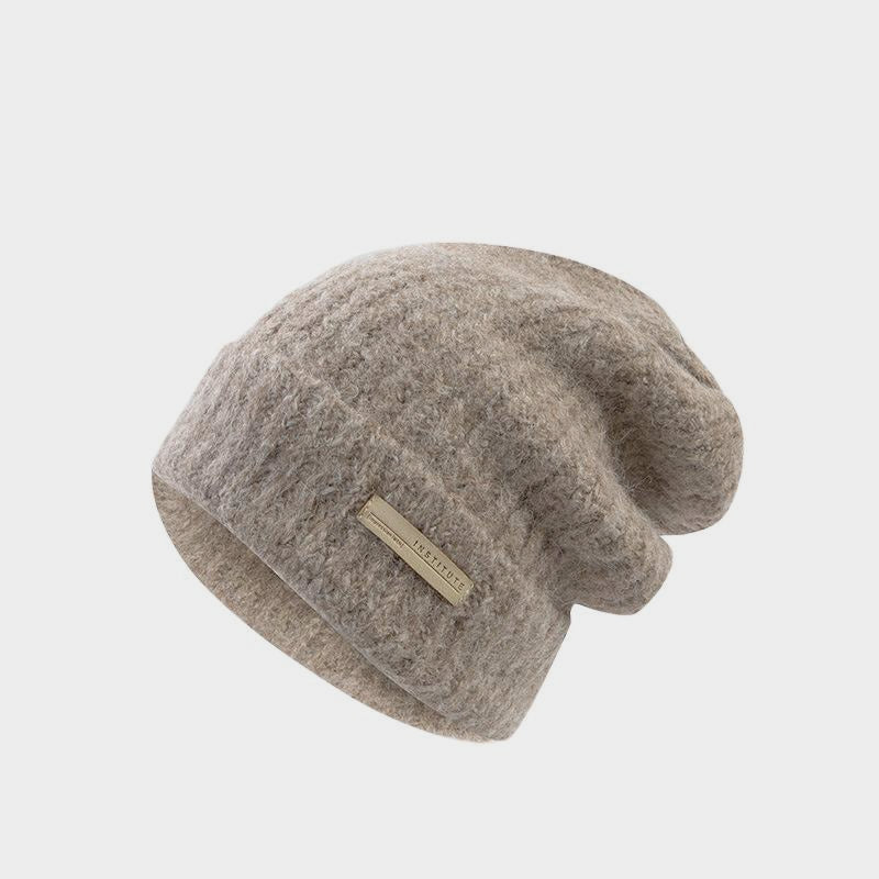 Wool Blend Stretchy Wool Hat Cold Hat