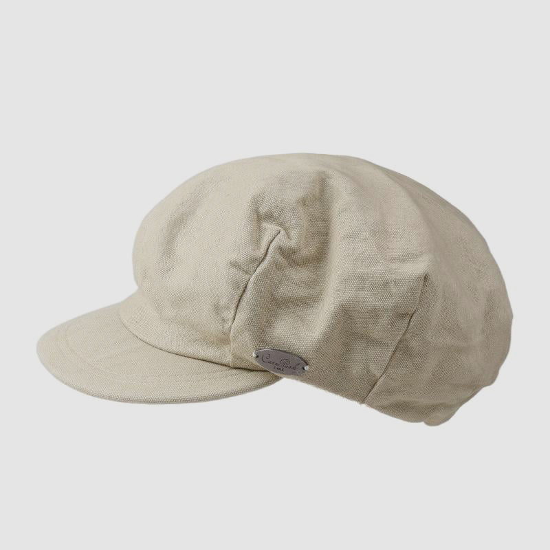 Cotton and Linen Material Breathable Newsboy Cap