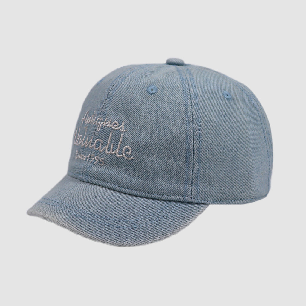 Denim Letter Embroidered Baseball Cap
