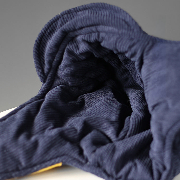 Color Block Splicing Cold-Proof Fleece-Lined Warm Outdoor Cycling Trapper