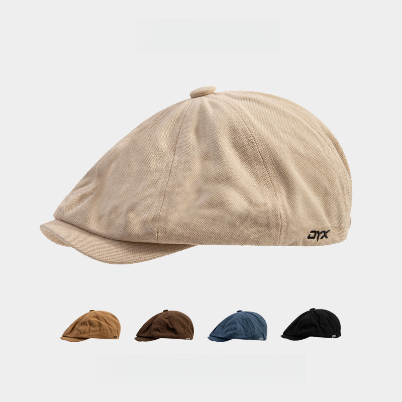 Pure Cotton Front and Back Can Wear Flat Cap