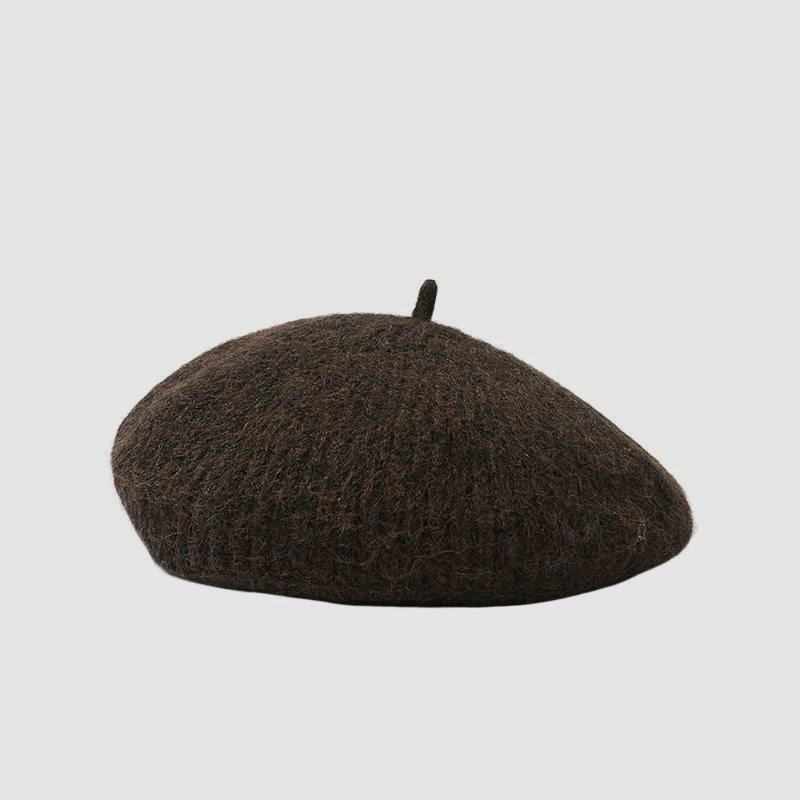 Wool Blend Minimalist Versatile Retro Beret