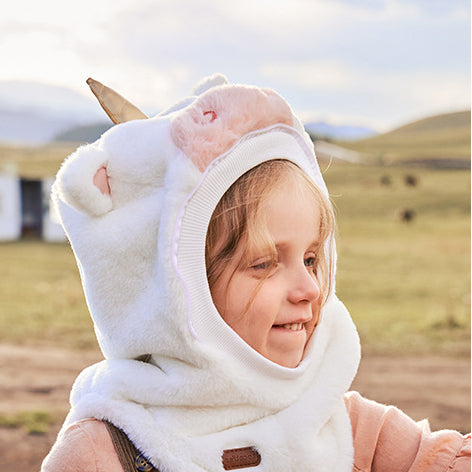 Children's Protective Warm Thickened Pullover Integrated Ear Protection Hat
