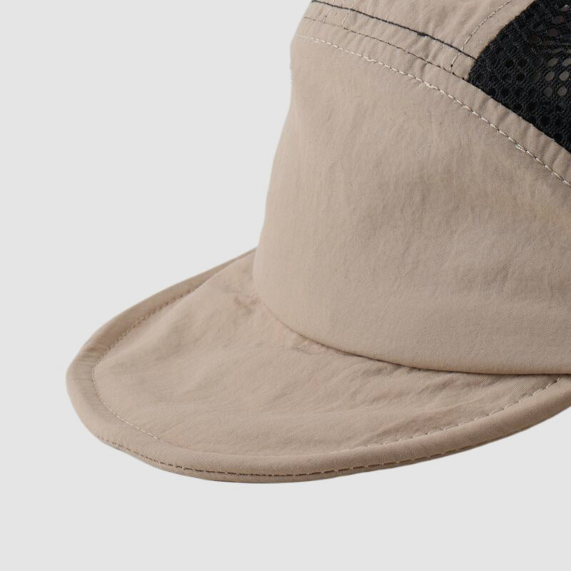 Summer Half Mesh Breathable Quick-Drying 5 Panel Cap