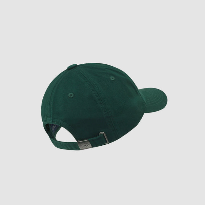 Dark Green Cotton Baseball Cap