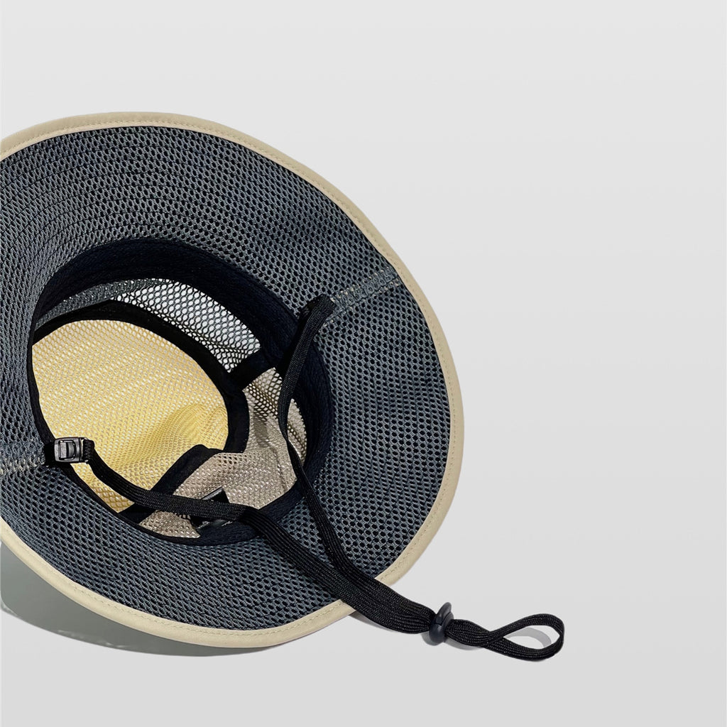Mesh Breathable Color-Block Fisherman Hat