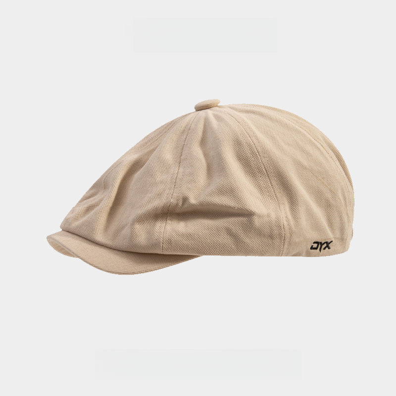 Pure Cotton Front and Back Can Wear Flat Cap