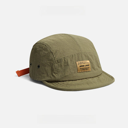 Japanese Style Quick-Drying Breathable Short Brim 5 panel Cap