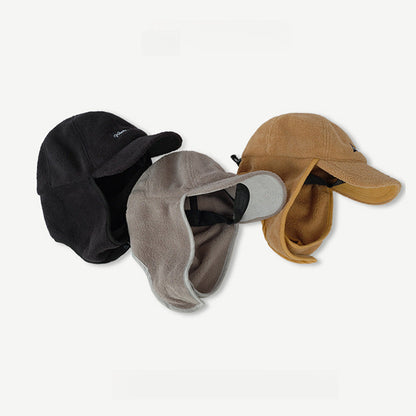 Polar Fleece Thermal Thickened Ears Protection Hat