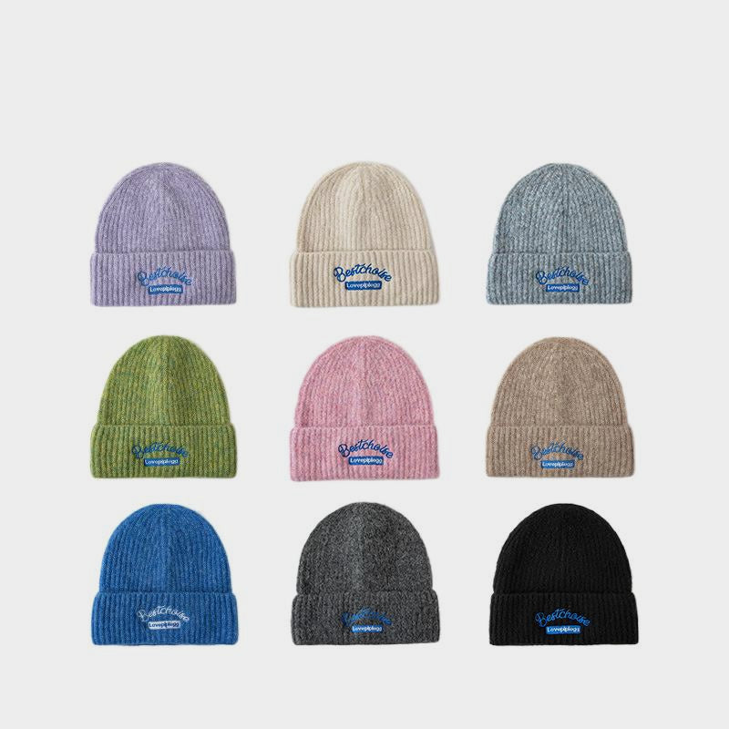 Wind Embroidered Warm Cold Hat Head Wrap Hat