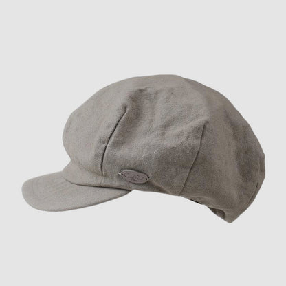 Cotton and Linen Material Breathable Newsboy Cap