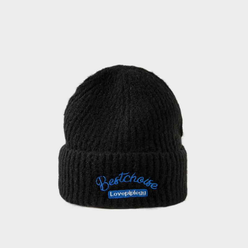 Wind Embroidered Warm Cold Hat Head Wrap Hat