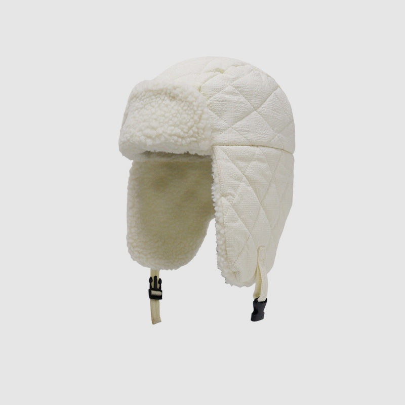 Cycling Hiking Thick Fleece Ear Flap Trapper Hat