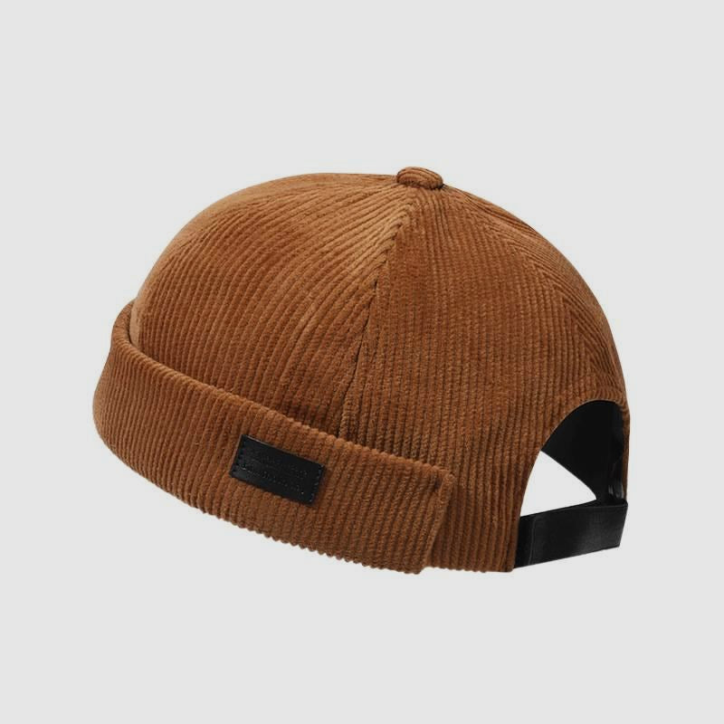 Retro Corduroy Docker Cap