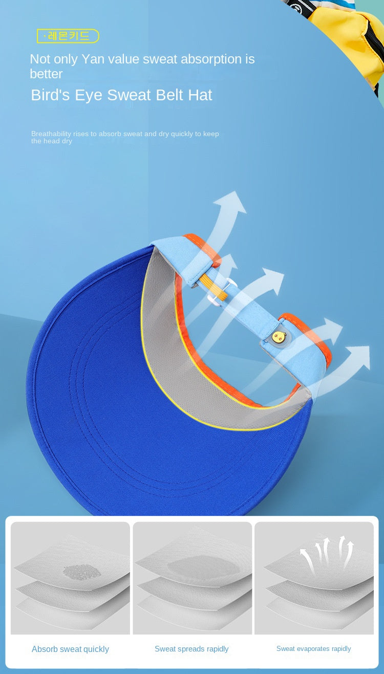 Children's Summer UV Protection Visor Hat