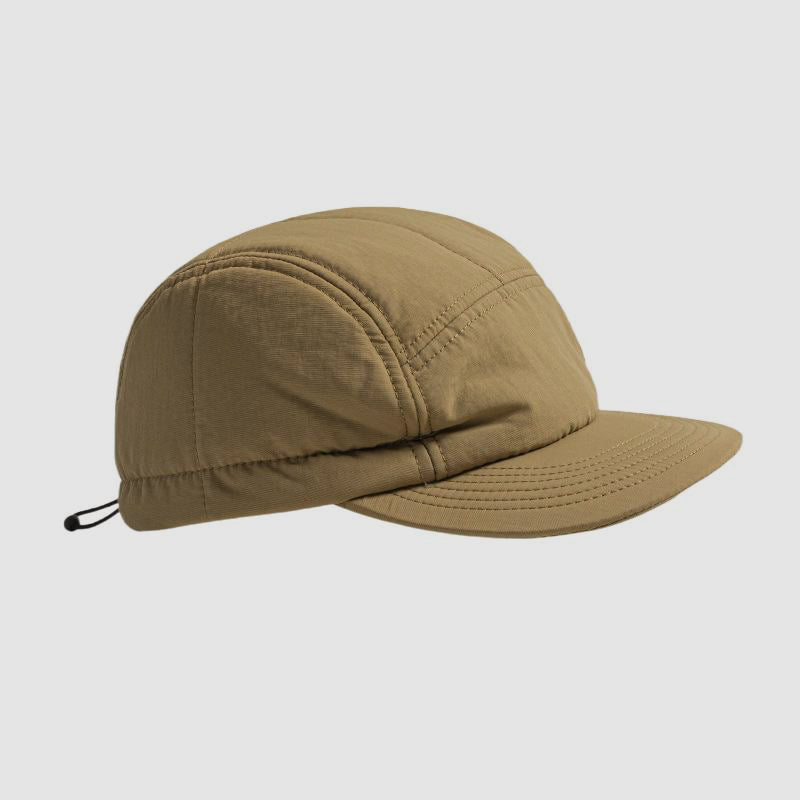 Autumn and Winter Quilted Warm 5 Panel Cap