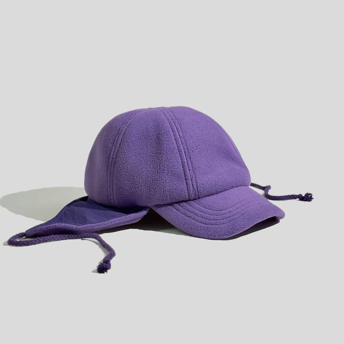 Polar fleece ear protection hat for outdoor cycling warmth