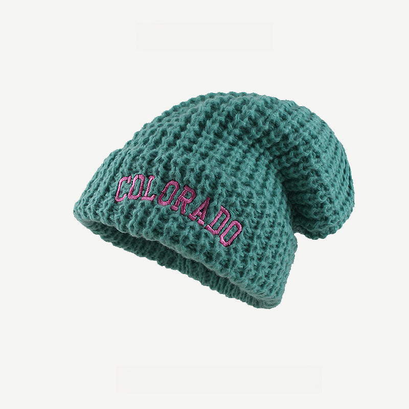 Loose Large Design Letters Beanie