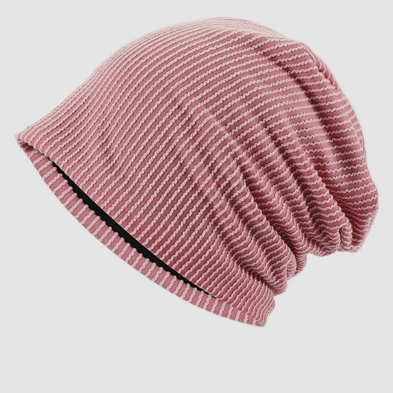 Men's Hat Large Head Circumference Beanie Unisex Loose Knitted Hat