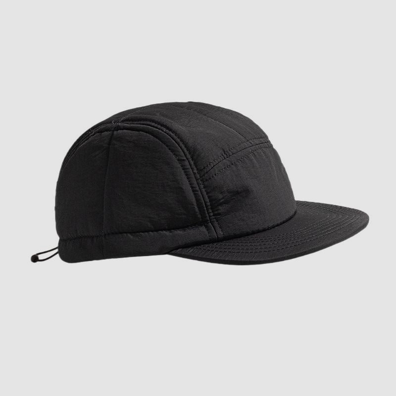 Autumn and Winter Quilted Warm 5 Panel Cap