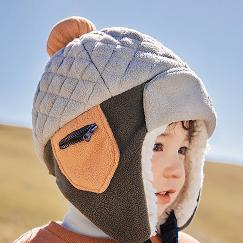 Children's Ear Protection Hat Lightweight and Warm